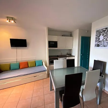 Rivages - Agreable 2 Pieces Dans Domaine Arbore En Front De Avec Piscine Mae-8054 Six-Fours-les-Plages